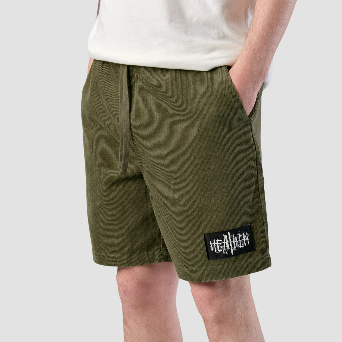 Heathen Atomizer Cord Shorts Army