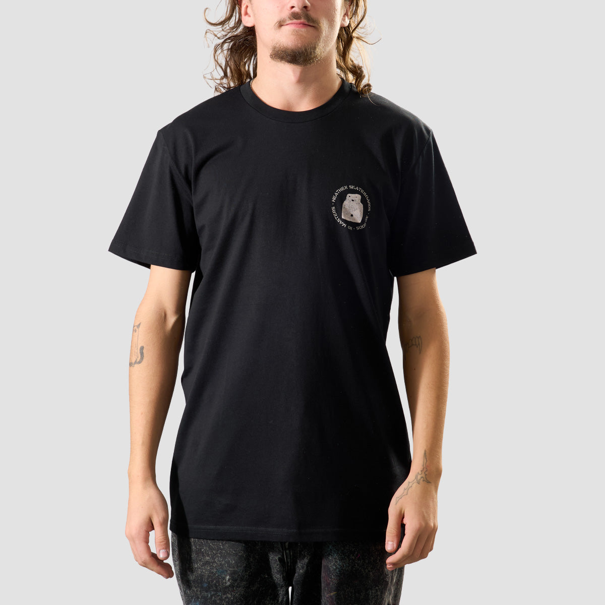 Heathen Buddo T-Shirt  Black