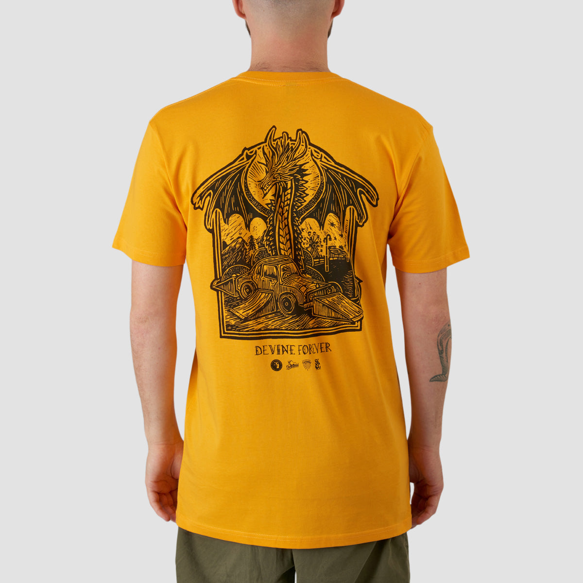 Heathen Devine Jam T-Shirt Gold