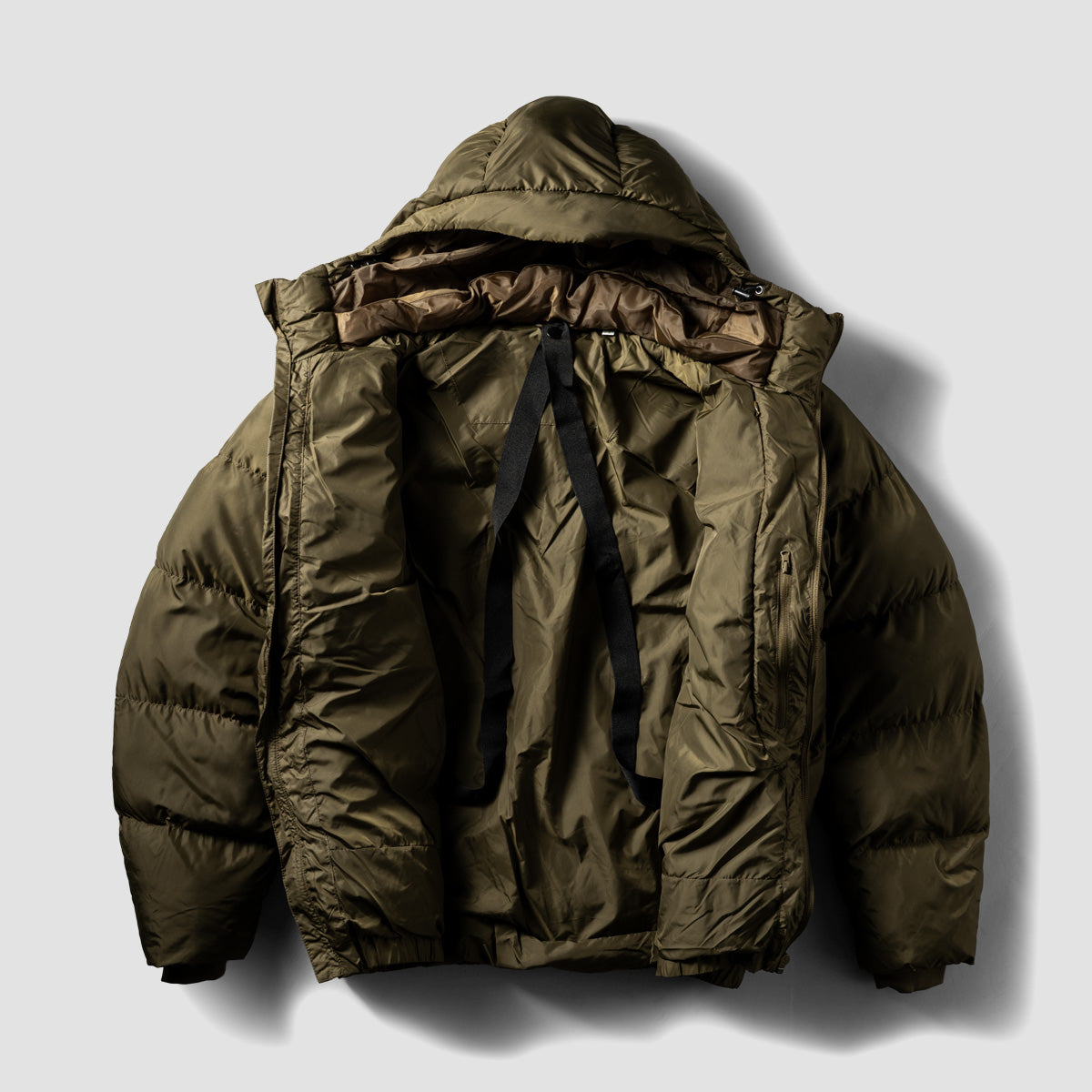 Heathen VG+ Gorgon Puffer Jacket Sludge