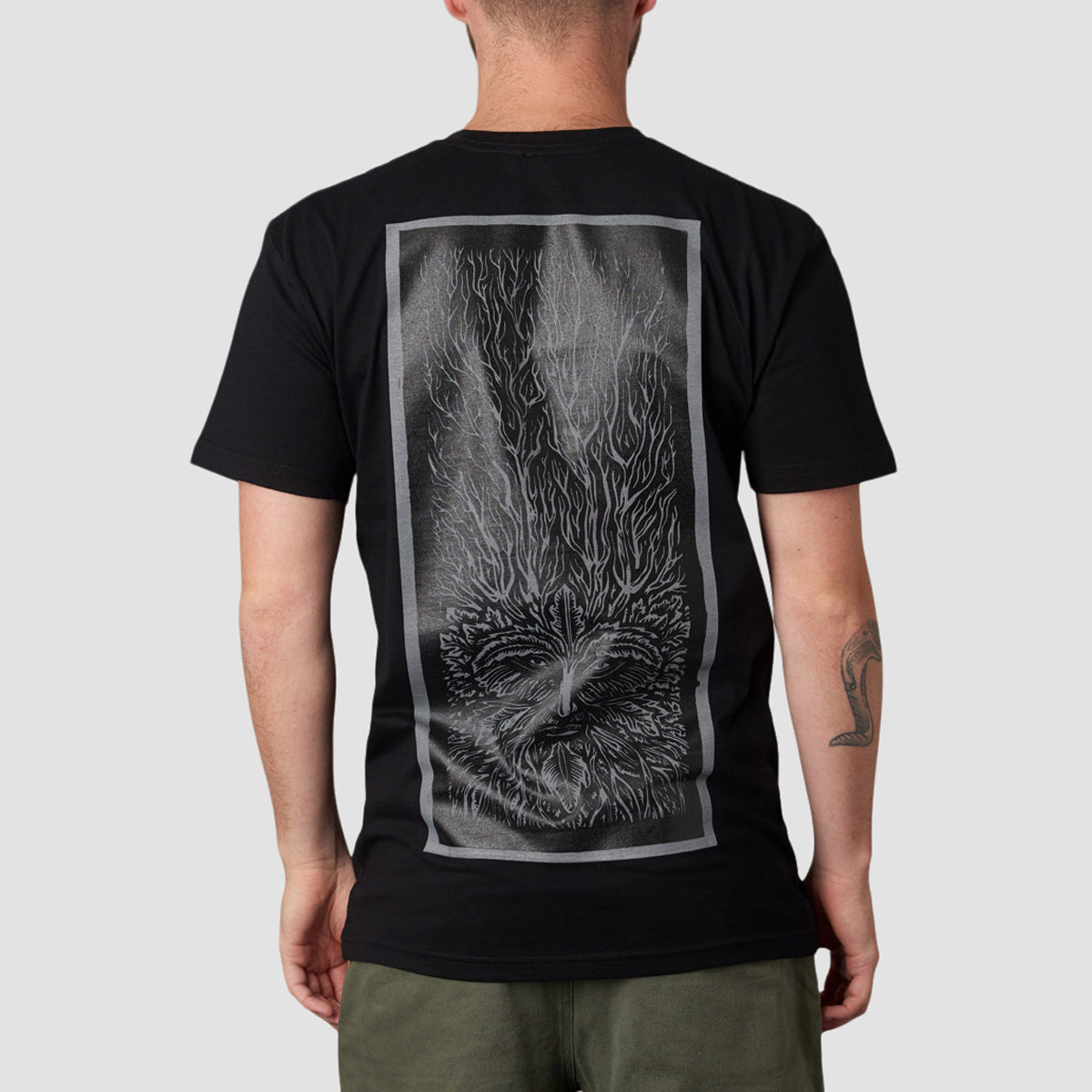 Heathen Green Man T-Shirt Black