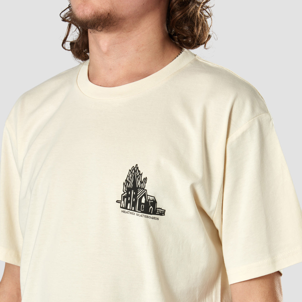 Heathen Lighthouse T-Shirt Ecru