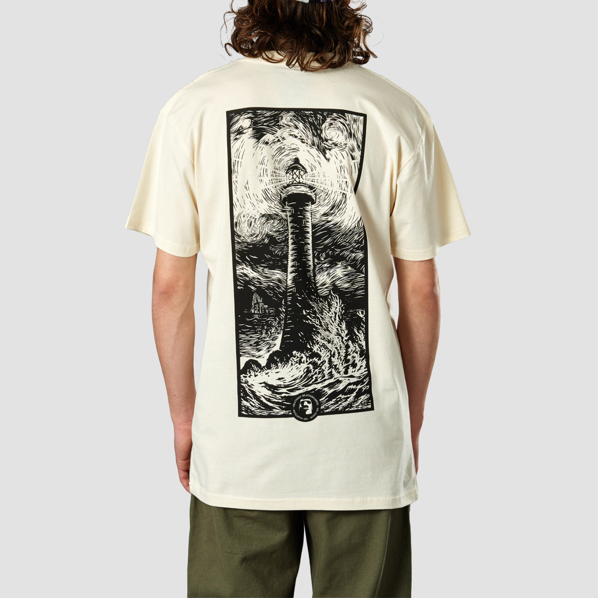 Heathen Lighthouse T-Shirt Ecru