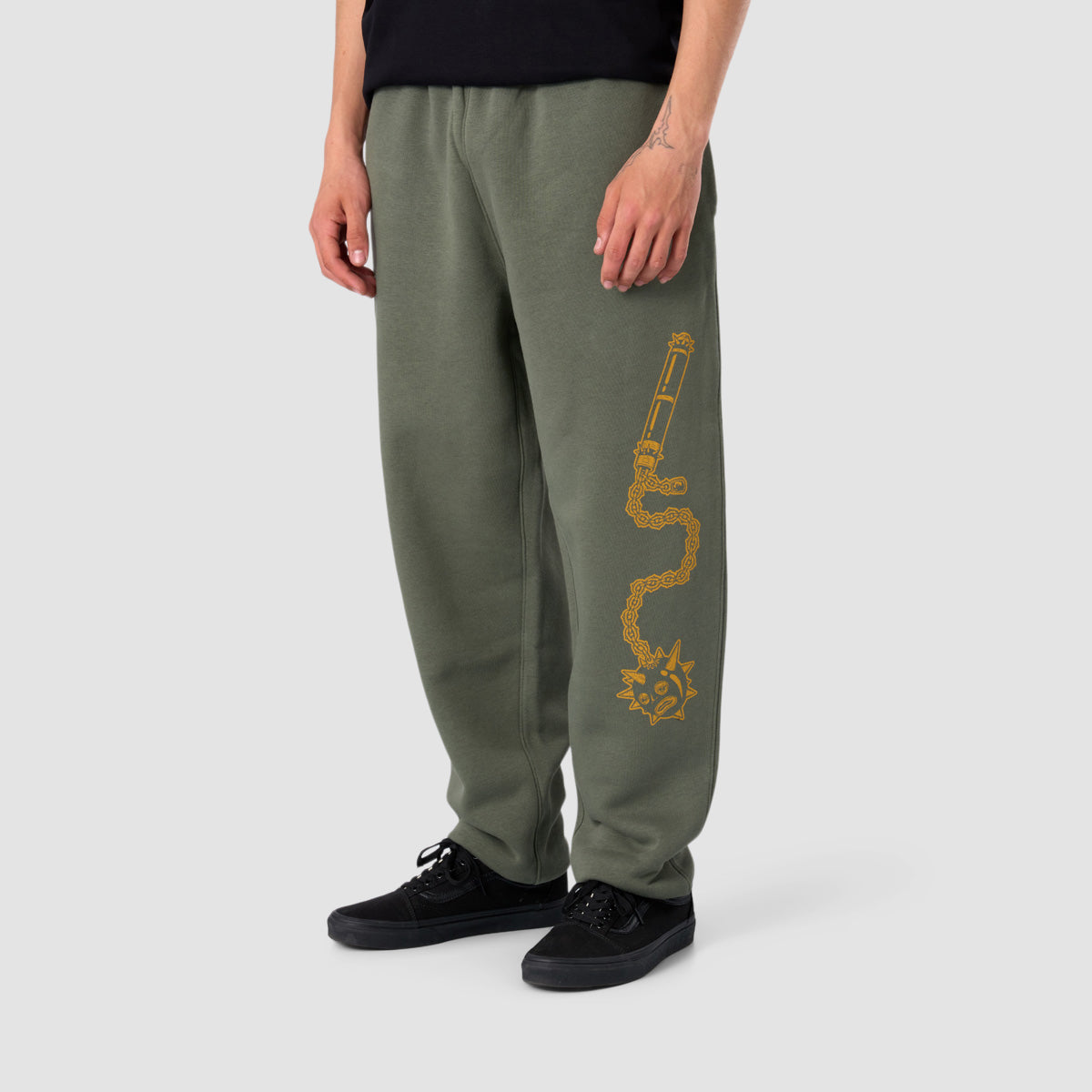 Heathen Mace Face Jogger Pants Cypress