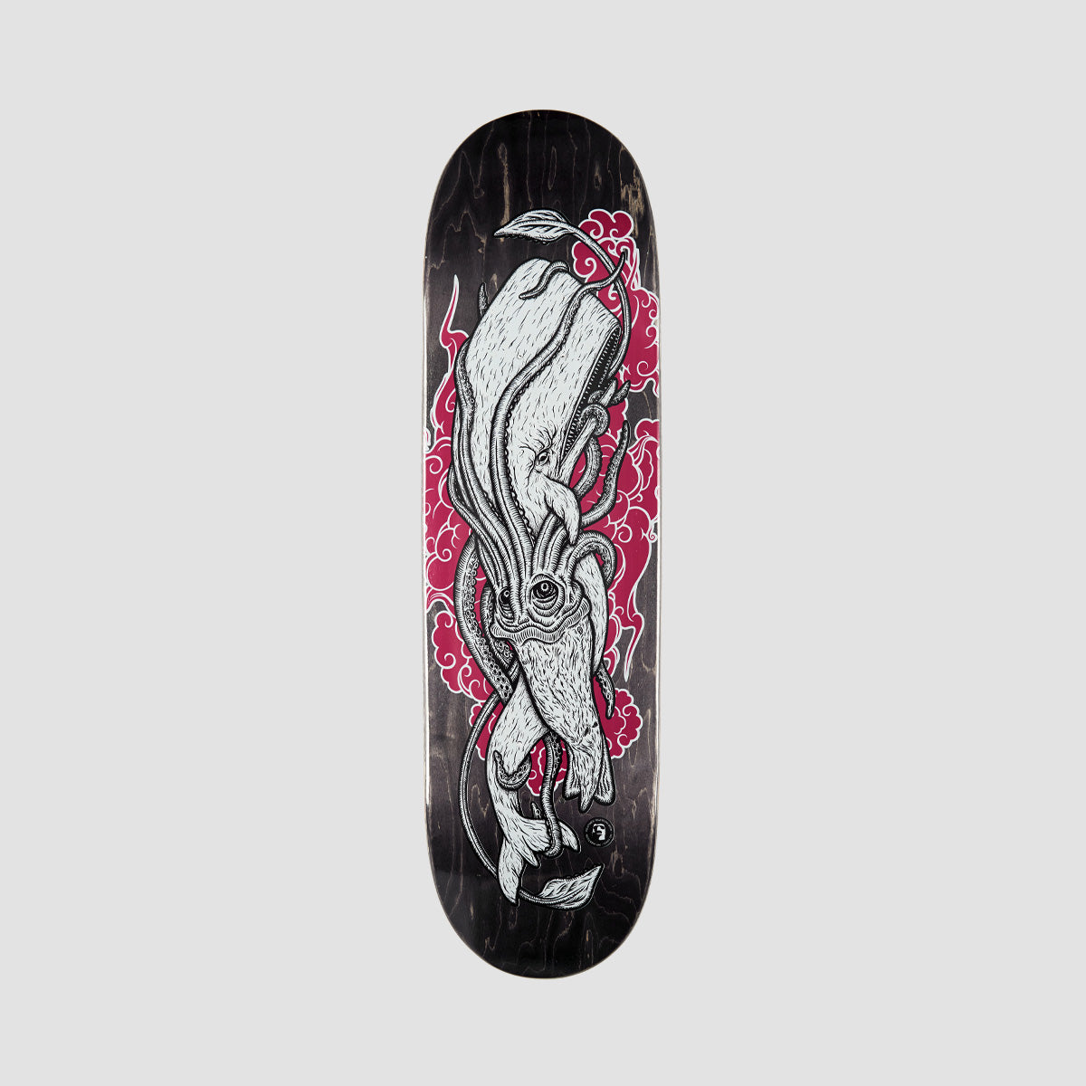 Heathen Moby vs Kraken Taperhead Skateboard Deck - 9"