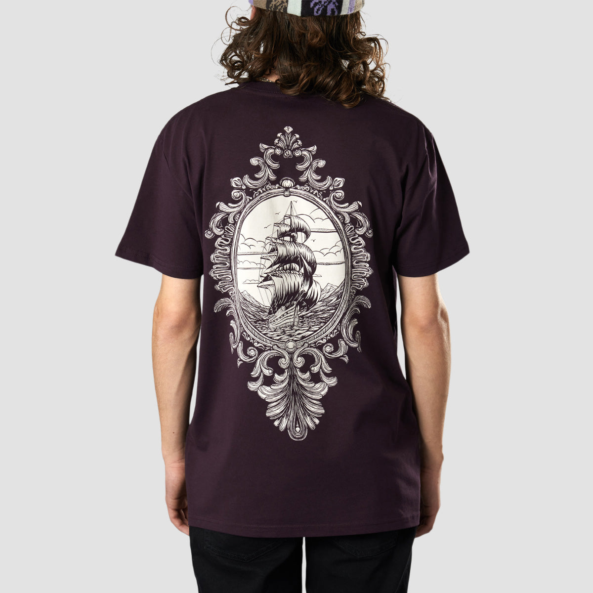 Heathen Peaquod T-Shirt Plum