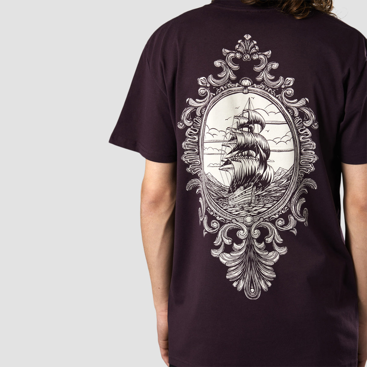 Heathen Peaquod T-Shirt Plum