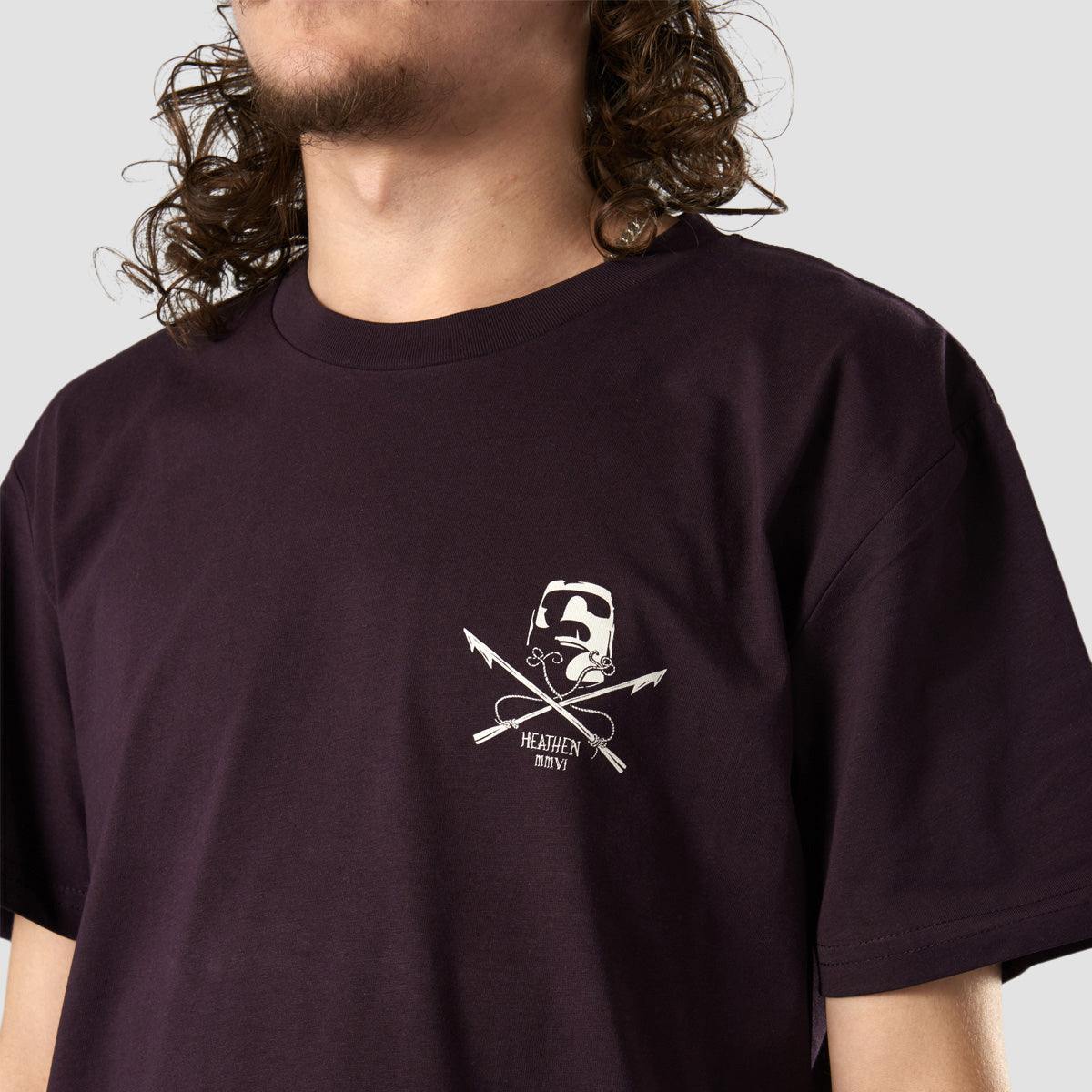 Heathen Peaquod T-Shirt Plum