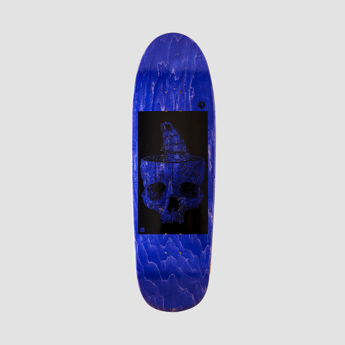 Heathen Stormy Seas On Floater Skateboard Purple - 9.4"