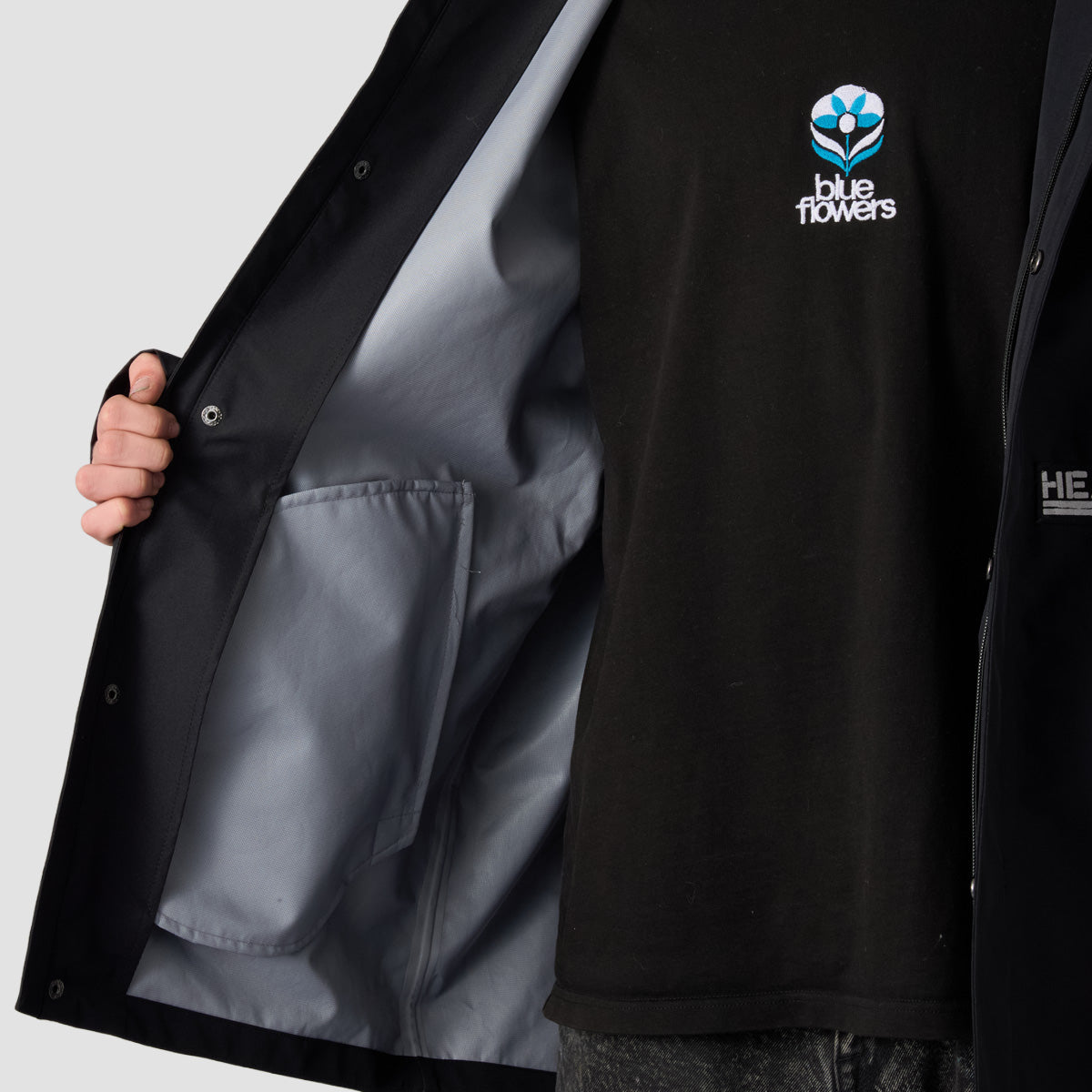 Heathen VG+ Trench 30K Tech Jacket Void