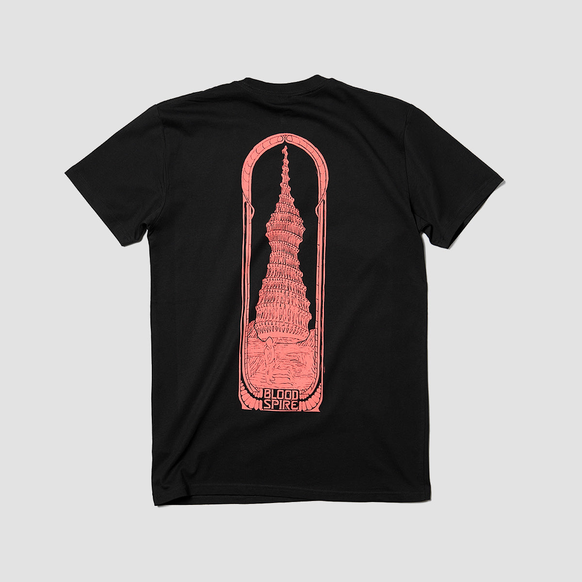 Heathen X Simon Skipp Blood Spire T-Shirt Black