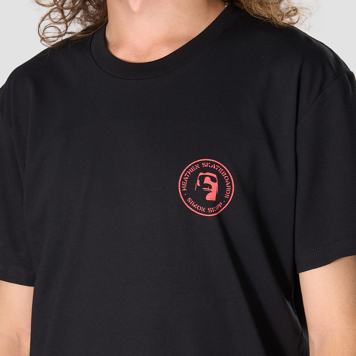 Heathen X Simon Skipp Blood Spire T-Shirt Black