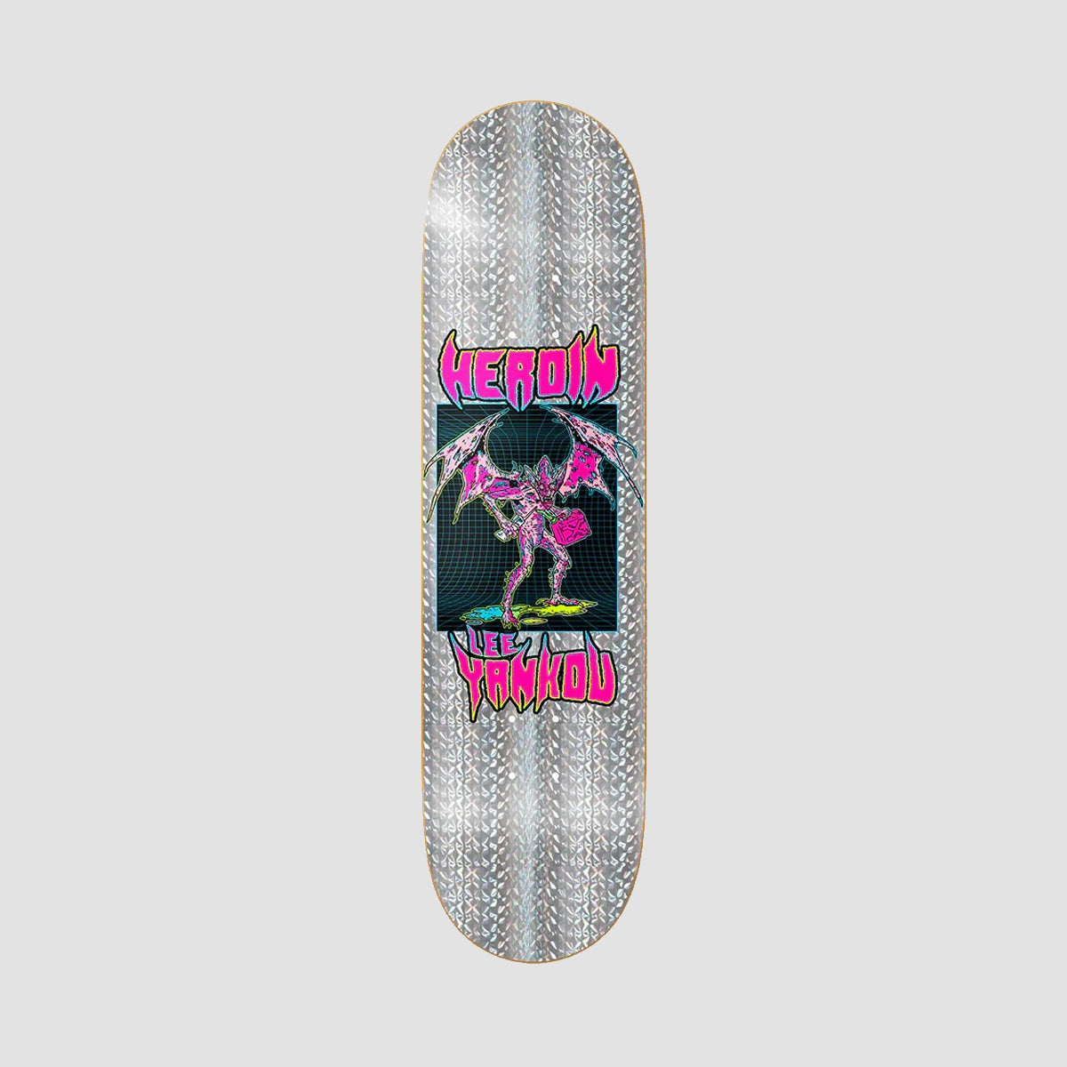 Heroin Hellscape Lee Yankou Skateboard Deck - 8.25"