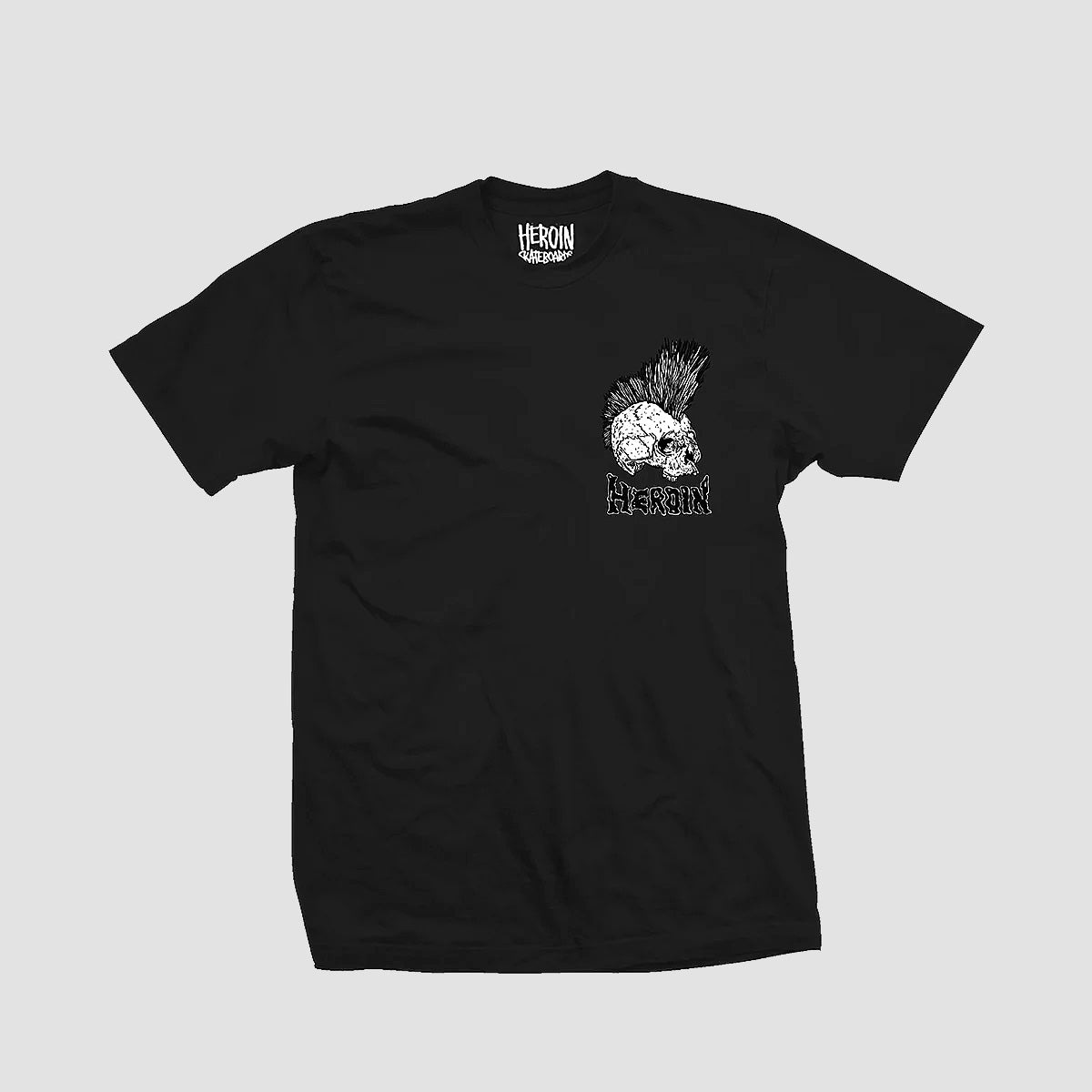 Heroin Punk Skull T-Shirt