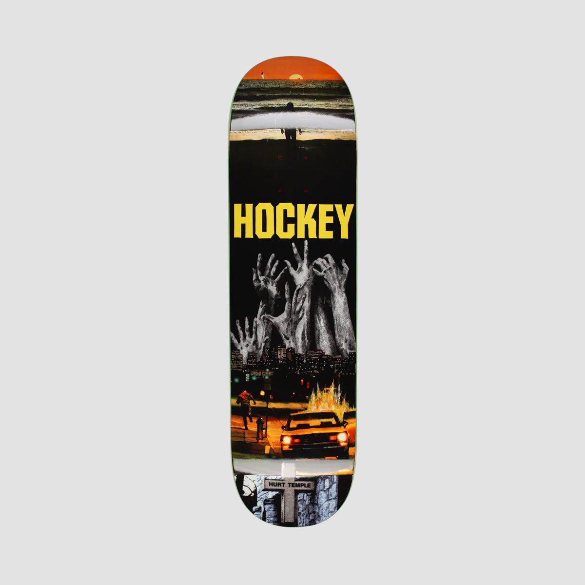 Hockey Hurt Temple Andrew Allen Skateboard Deck - 8.5"