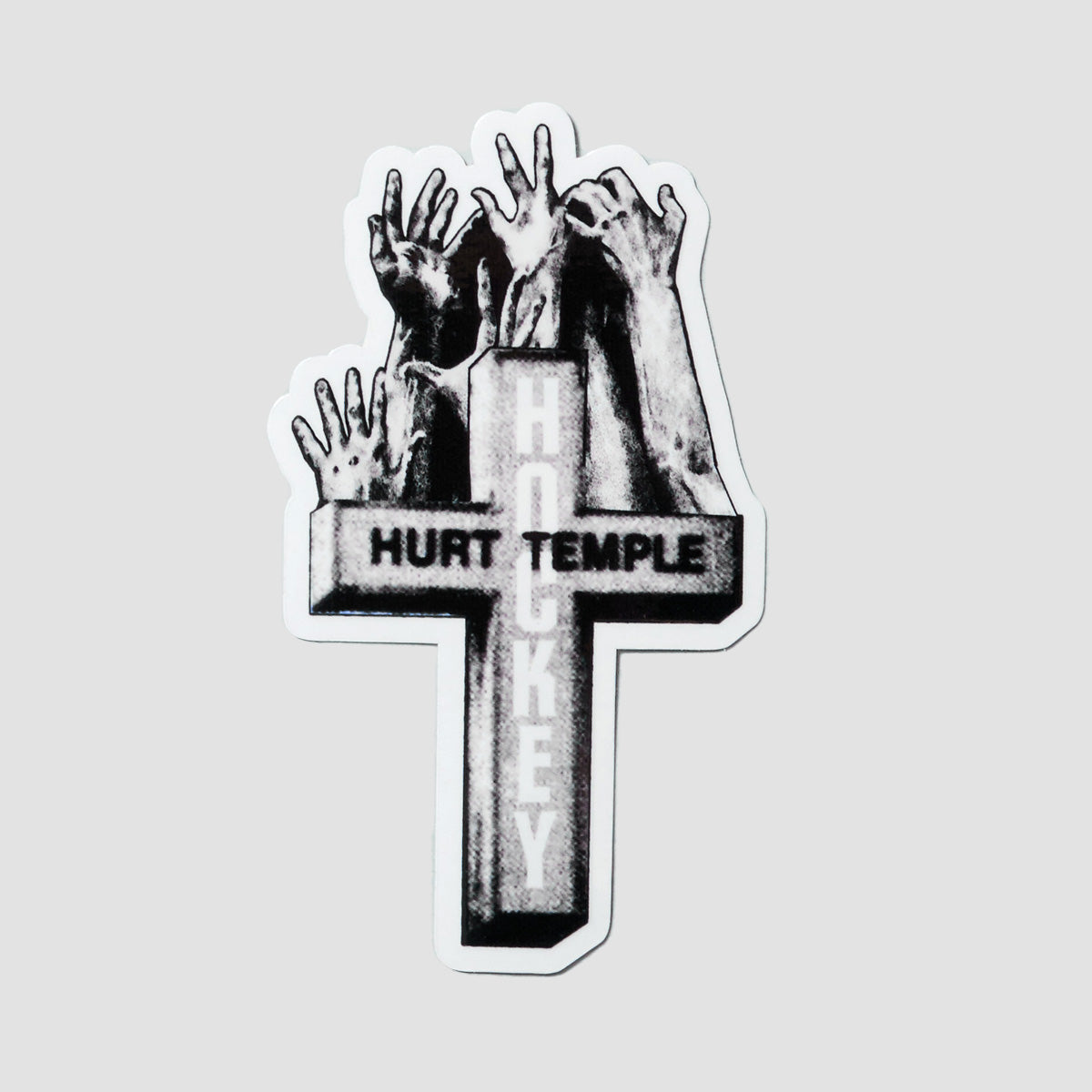 Hockey Hurt Temple Sticker 155x90mm