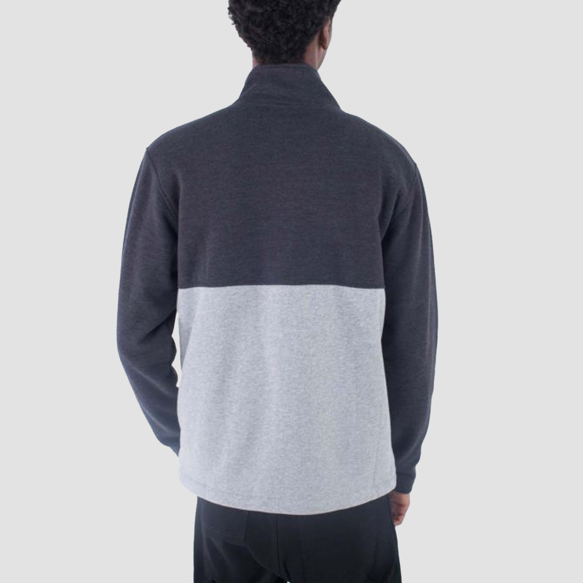 Hurley Alps Block Zip Sweatshirt Heather Black