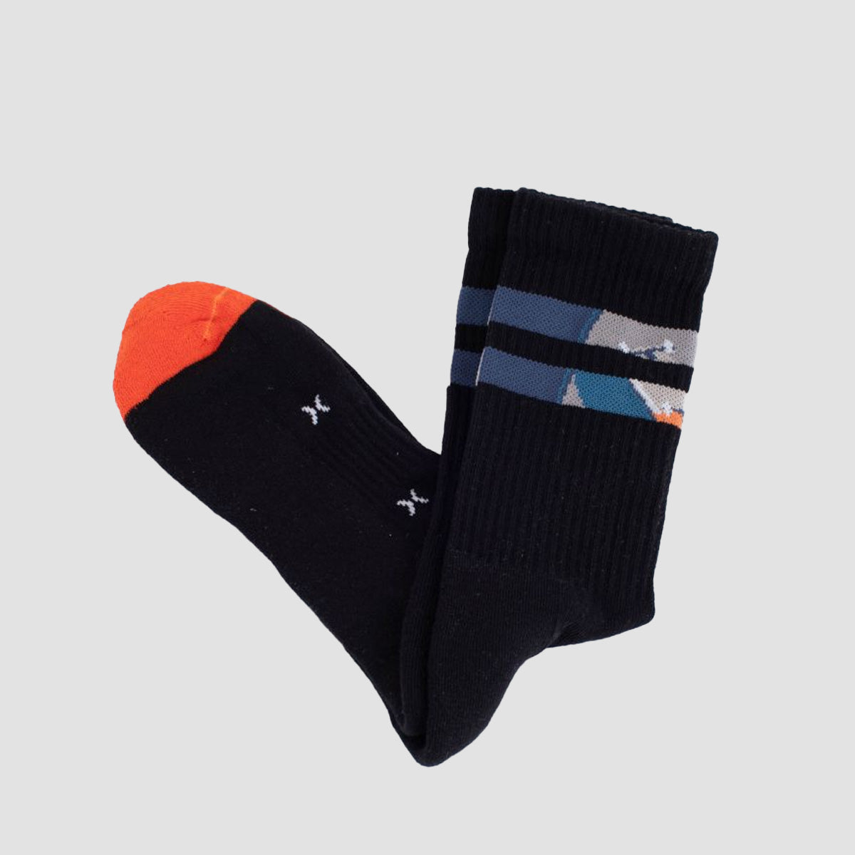 Hurley BCNSK8 BP Quarter Socks Black