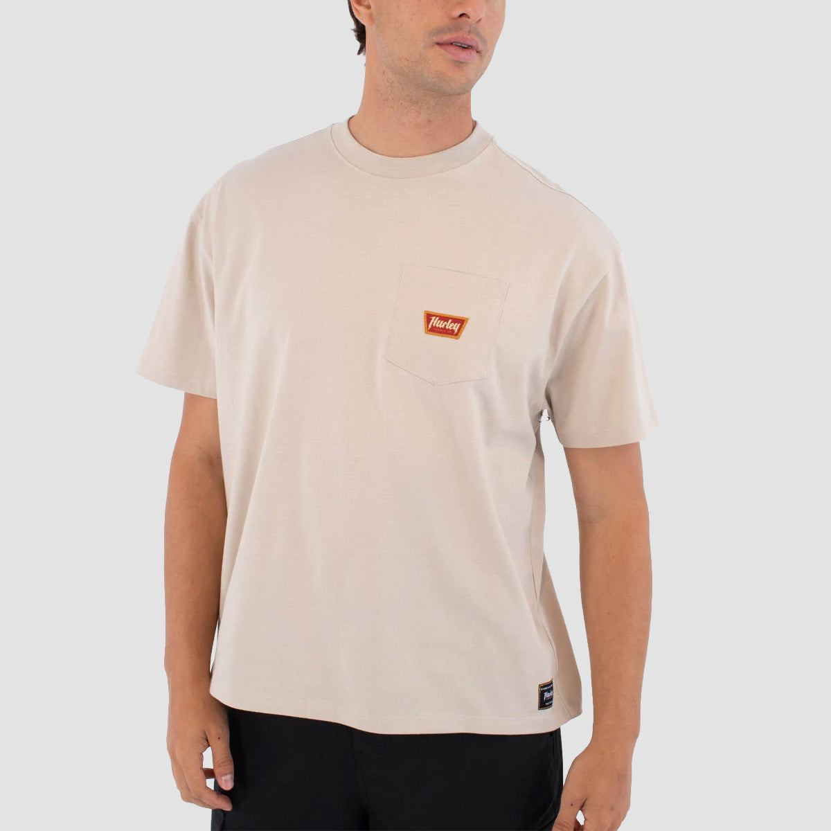 Hurley Built Patch Pocket T-Shirt Bone