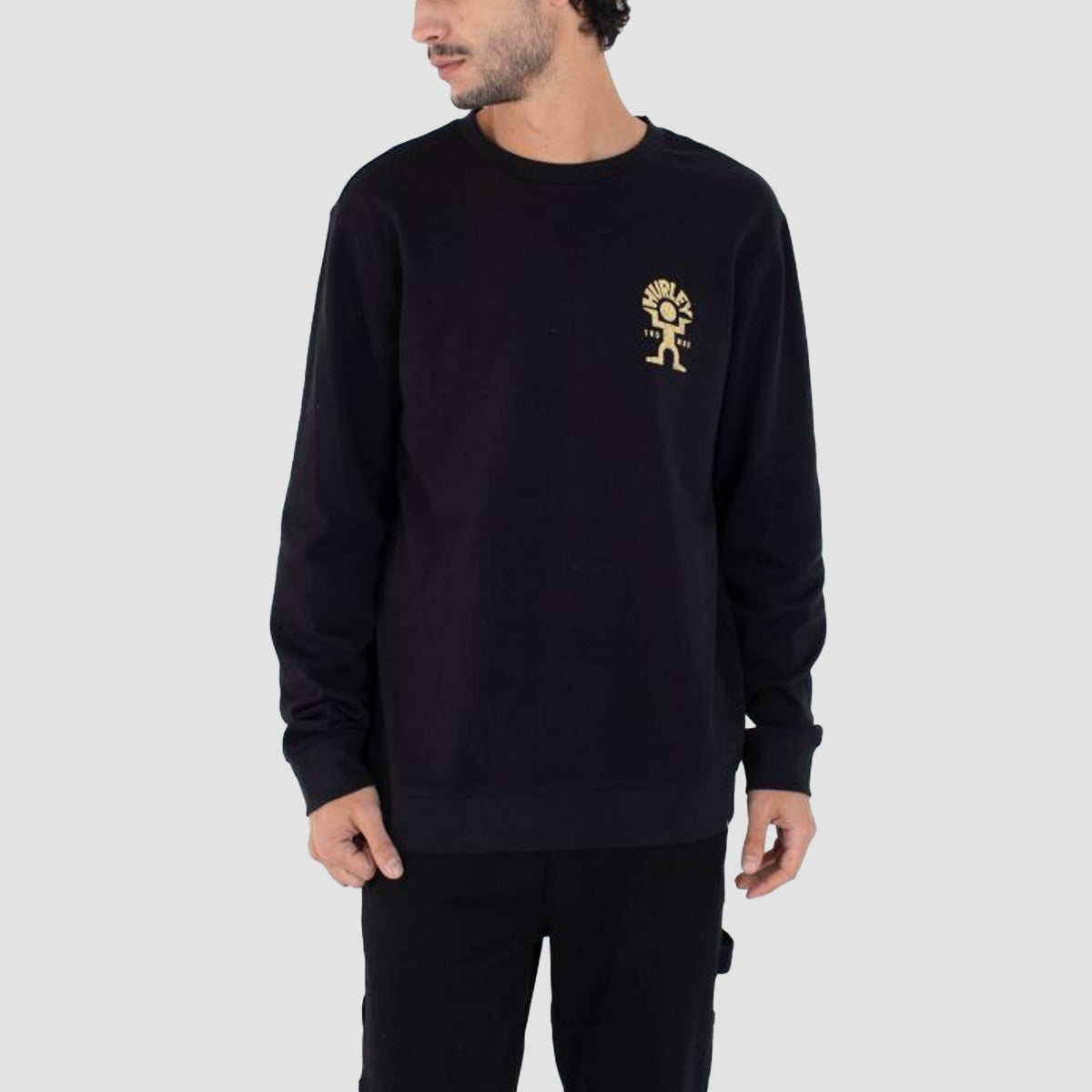 Hurley Dancer Crew Sweatshirt Black