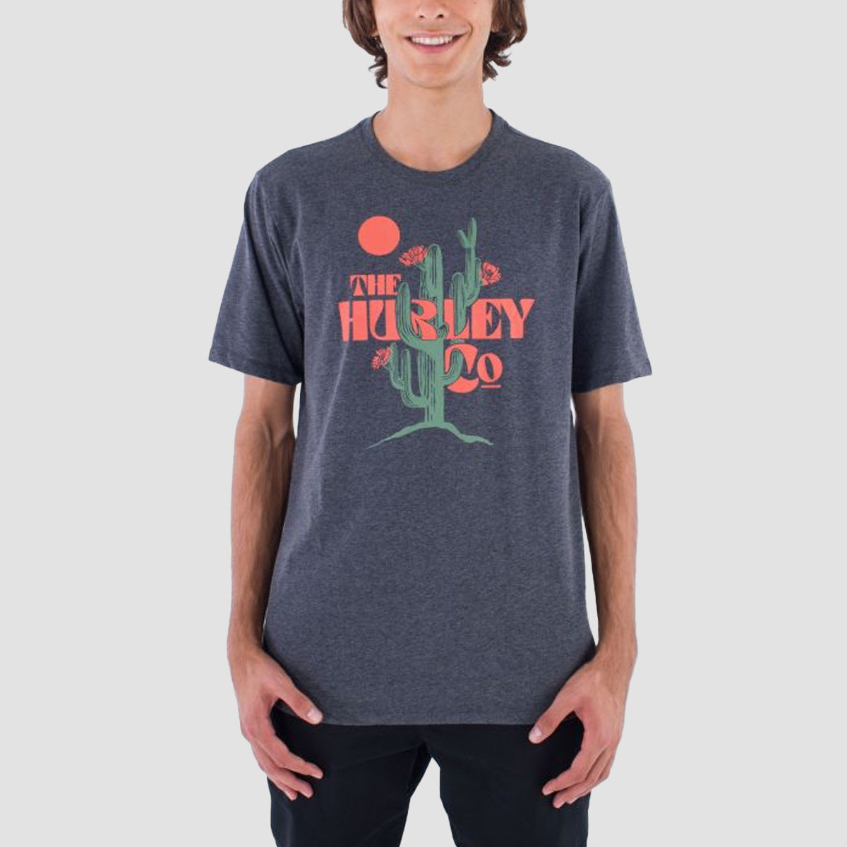 Hurley Everyday Desert Days T-Shirt Black Heather