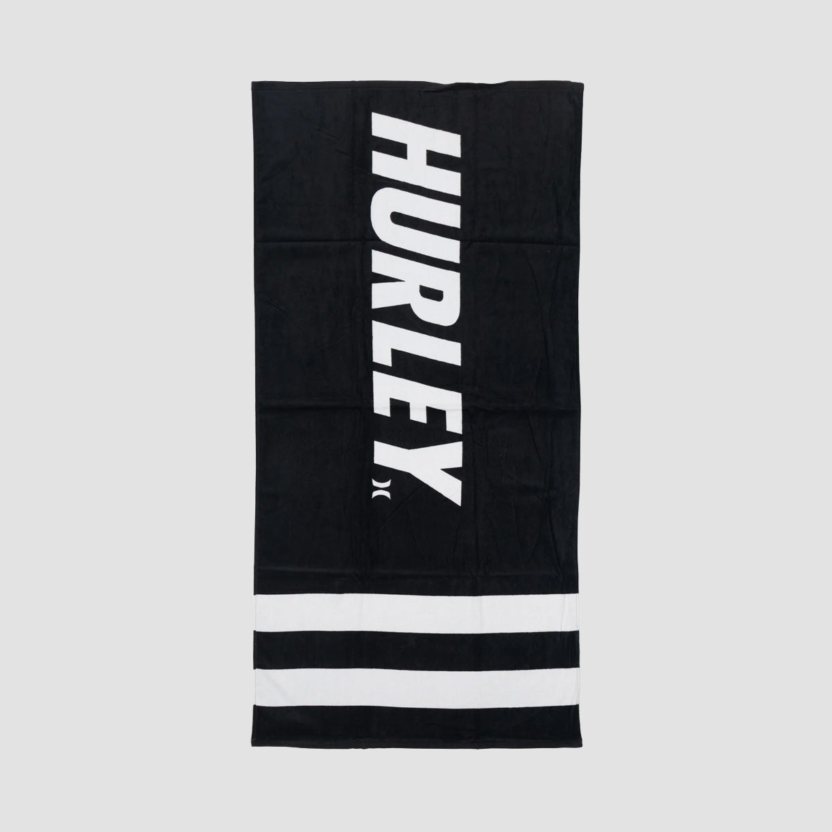Hurley Fastlane 2 Stripe Towel Black