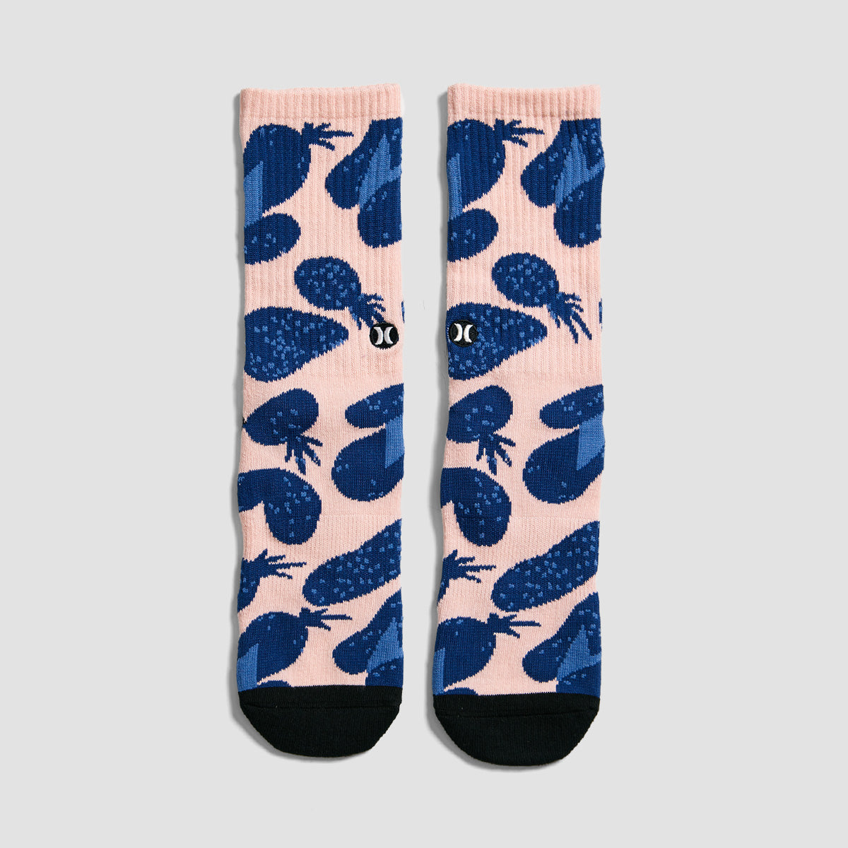 Hurley H20-Dri Jacquard Crew Socks Beach Clay