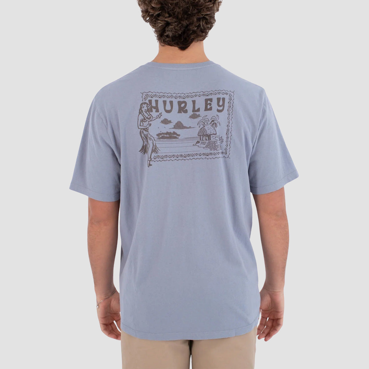 Hurley Hula T-Shirt Worker Blue