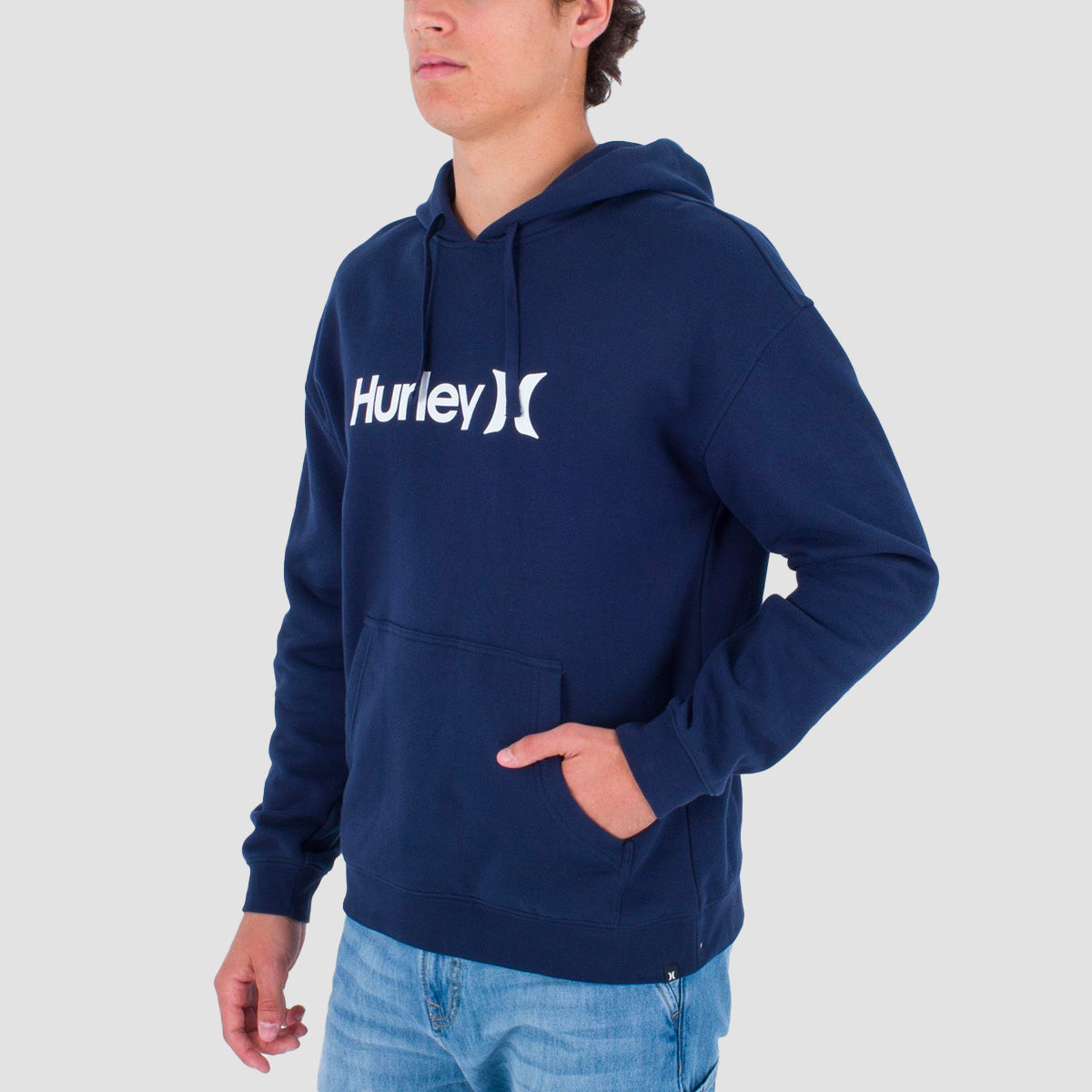 Hurley OAO Solid Core Pullover Hoodie Obsidian