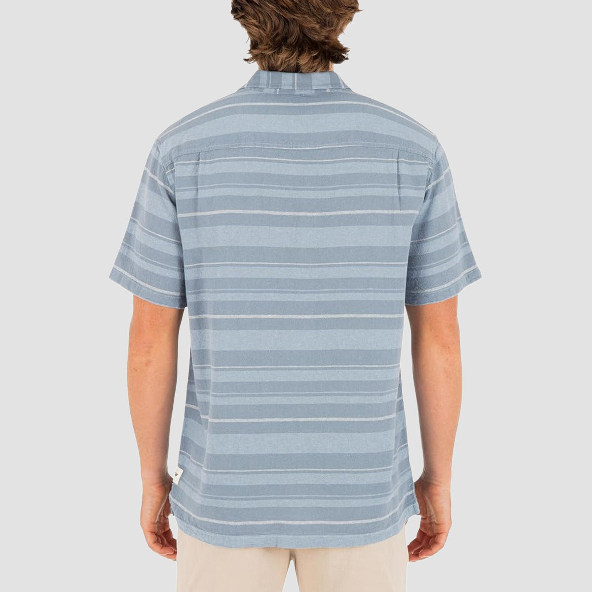 Hurley Oceanside Short Sleeve Shirt Worker Blue