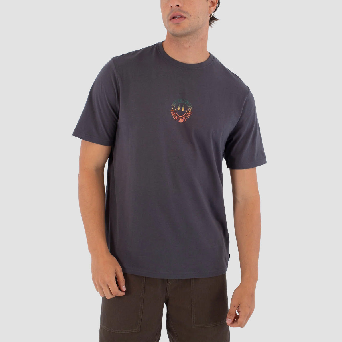 Hurley Rubel T-Shirt Dark Stone Grey