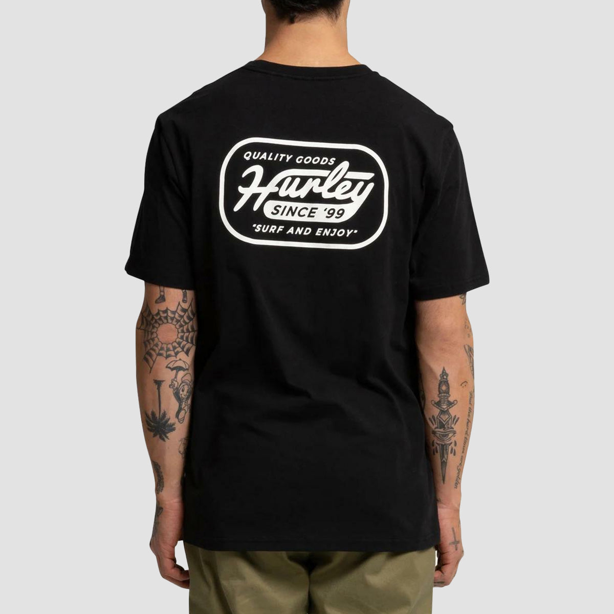 Hurley Surf & Enjoy T-Shirt Black