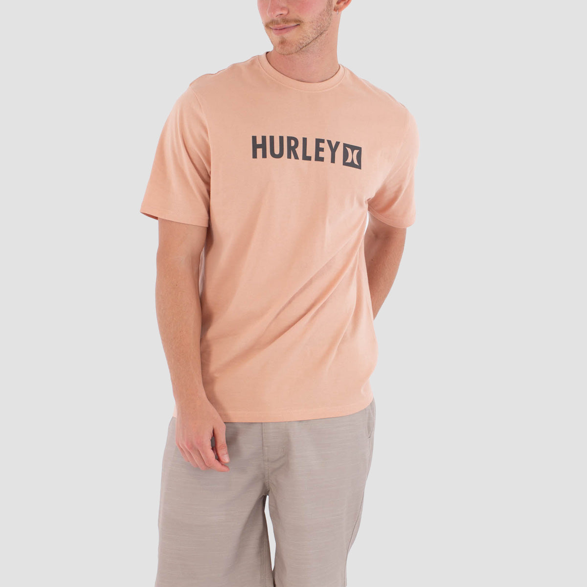 Hurley The Box T-Shirt Beach Clay
