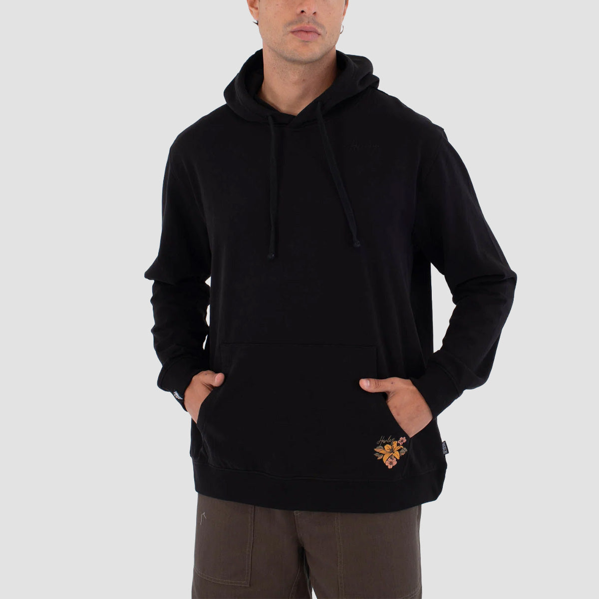 Hurley Trudy Tatto Skull Pullover Hoodie Black
