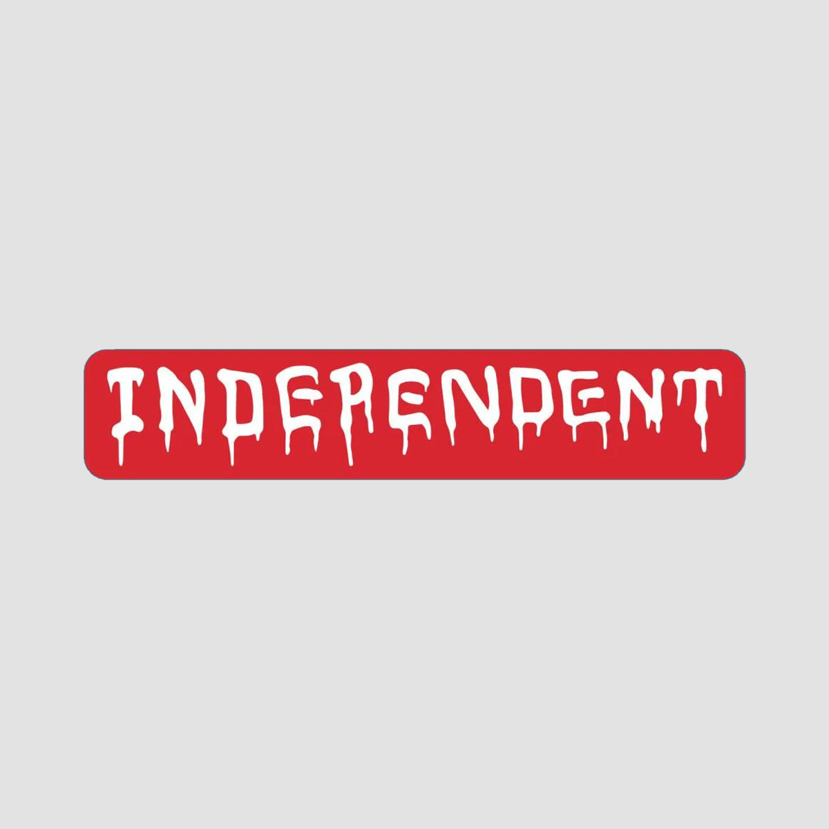 Independent Vandal Sticker Red/White 150x30mm