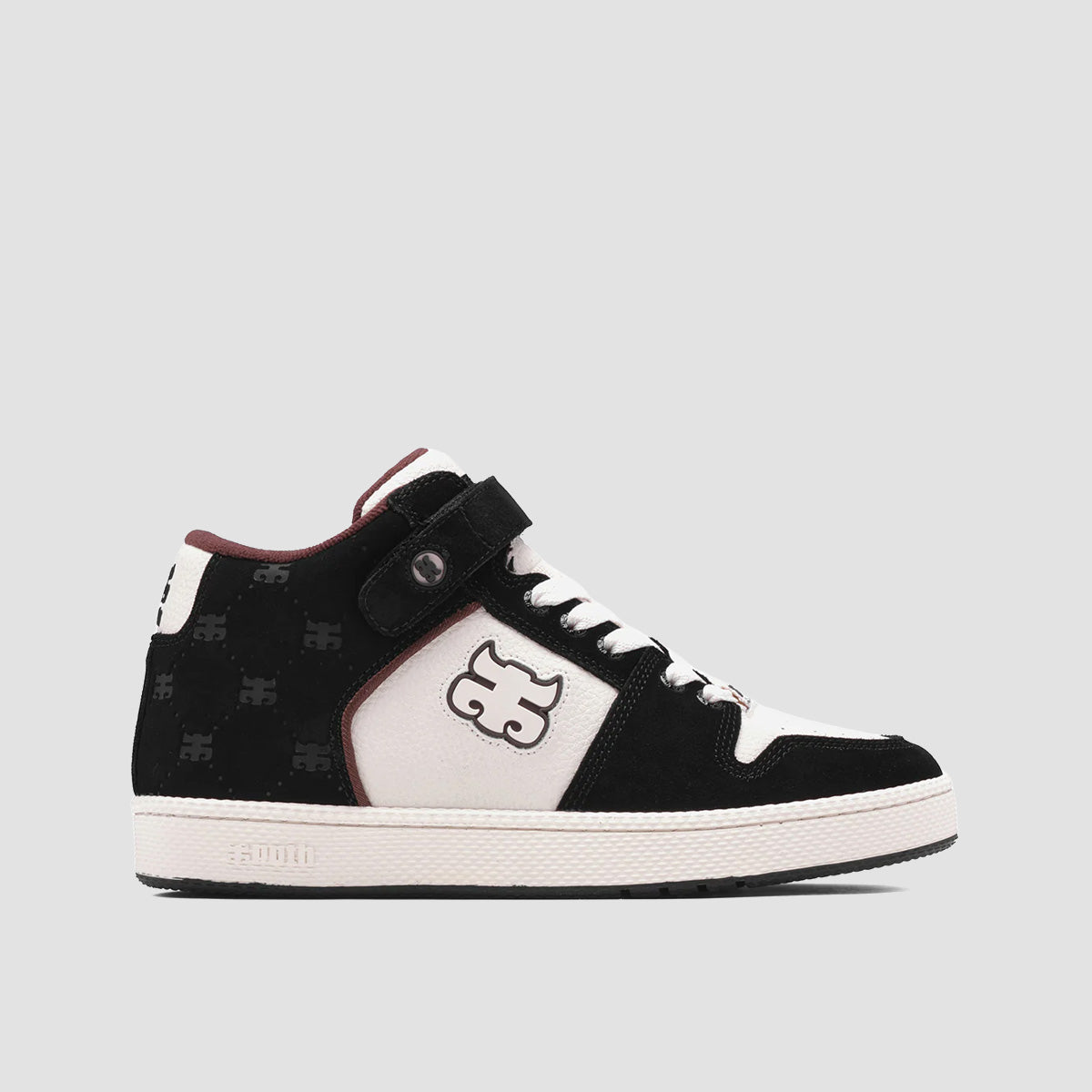 IPATH Grasshopper High Top Shoes - Black Suede/Cream