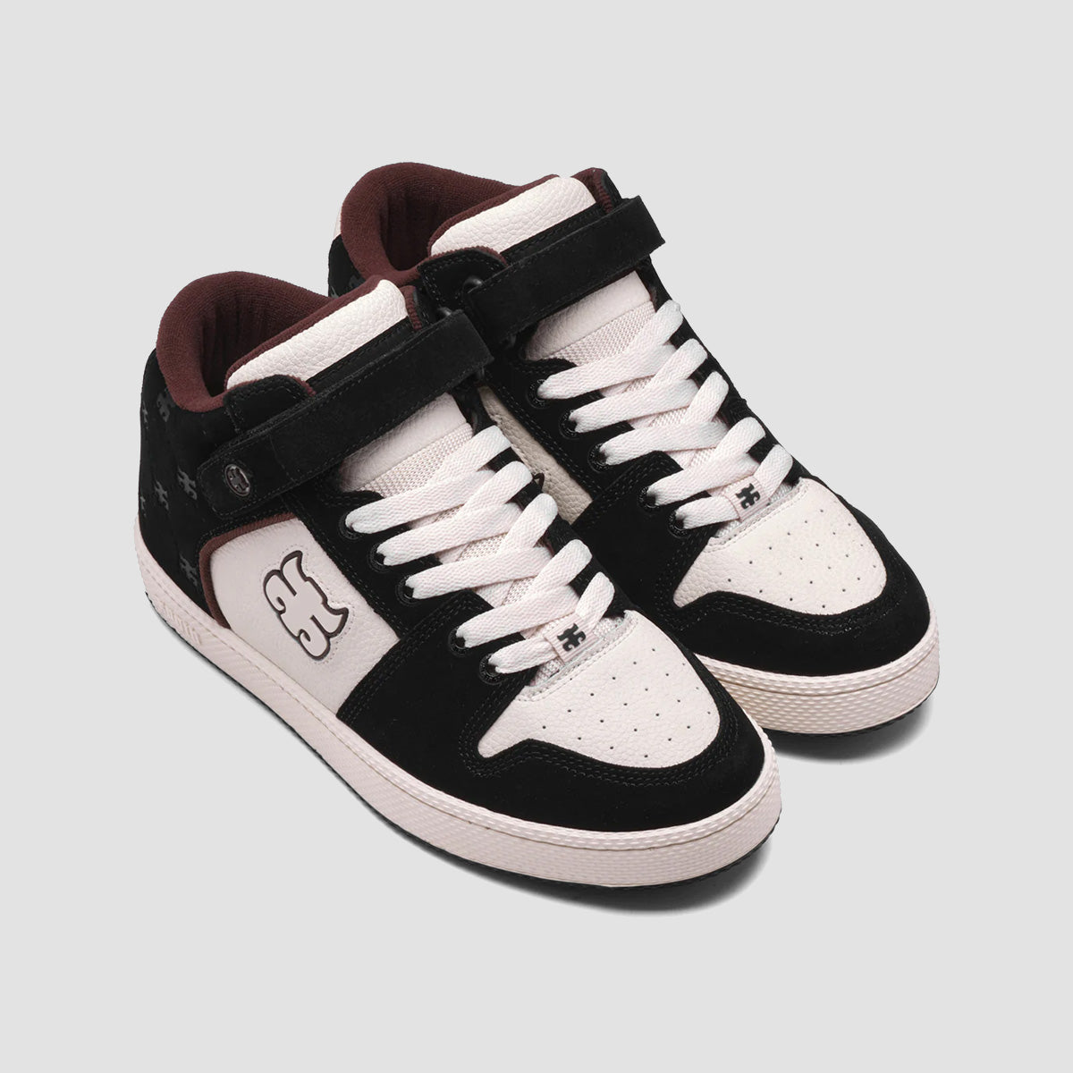 IPATH Grasshopper High Top Shoes - Black Suede/Cream
