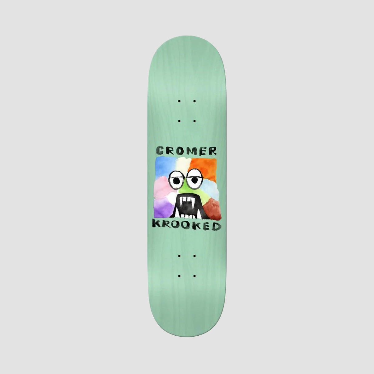 Krooked Cromer Fangs Skateboard Deck - 8.5"