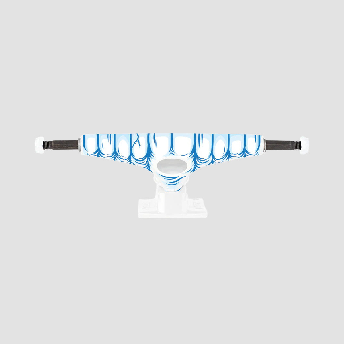 Krux K5 Chompers DLK Standard Skateboard Trucks 1 Pair Blue/Silver - 8.25"