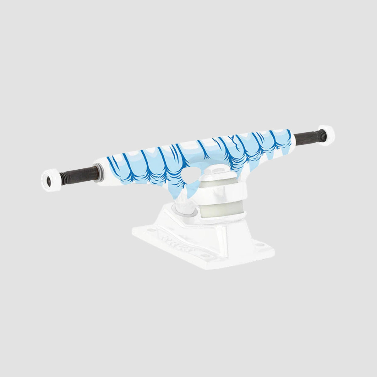 Krux K5 Chompers DLK Standard Skateboard Trucks 1 Pair Blue/Silver - 8.25"