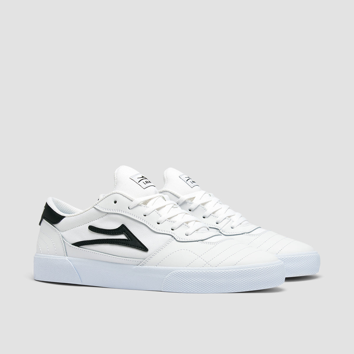 Lakai Cambridge Shoes - White Leather