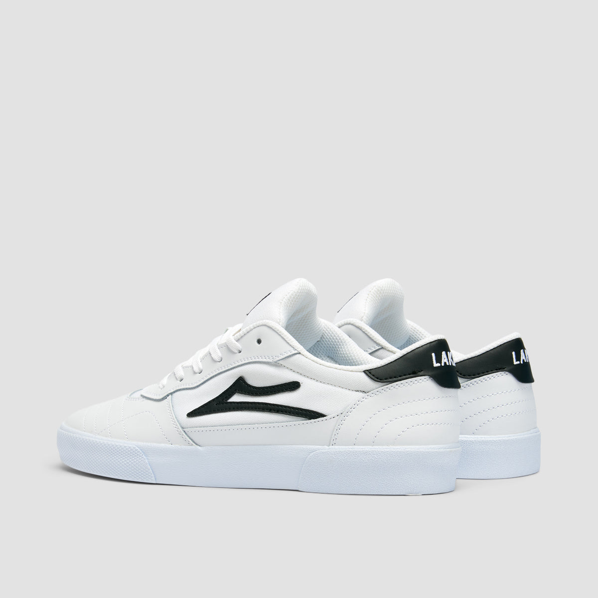 Lakai Cambridge Shoes - White Leather