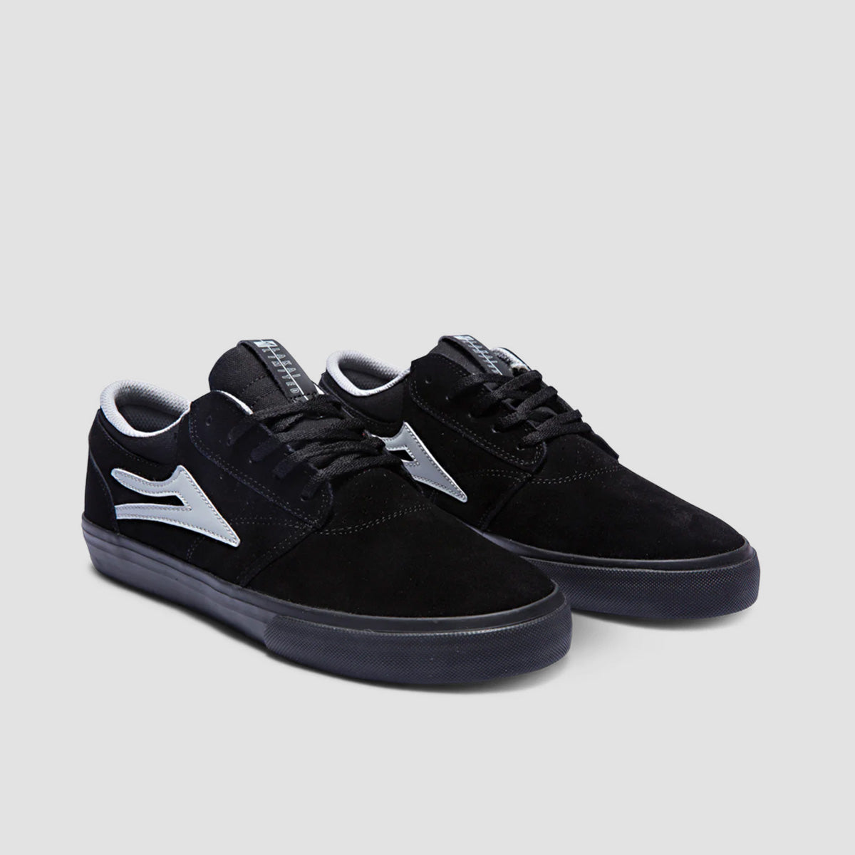 Lakai Griffin Skate Shoes - Black/Black Suede