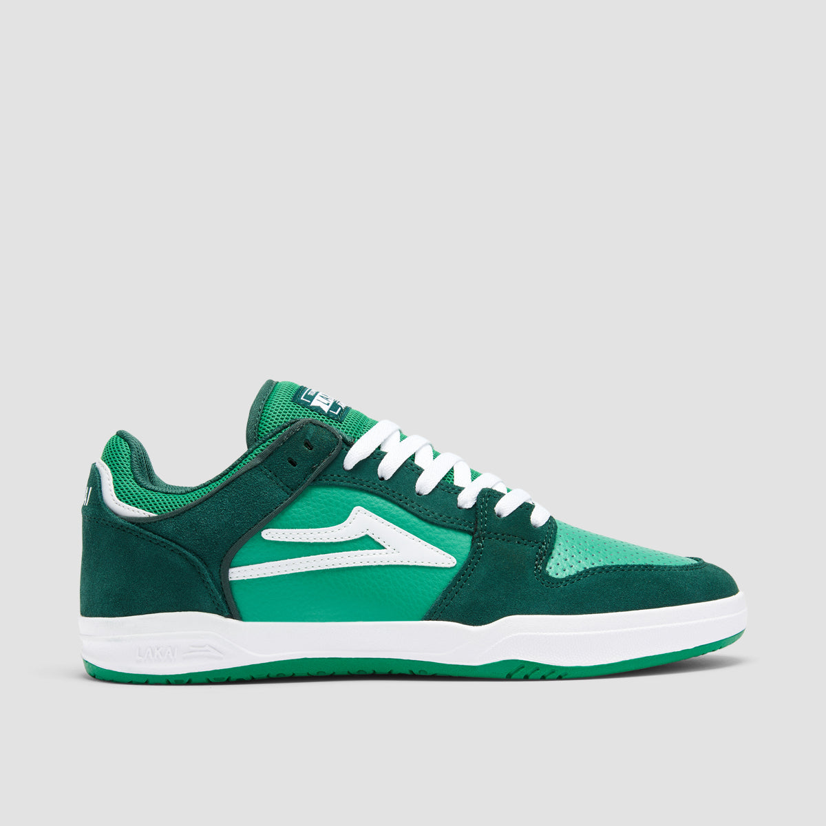 Lakai Telford Low Shoes - Green Suede