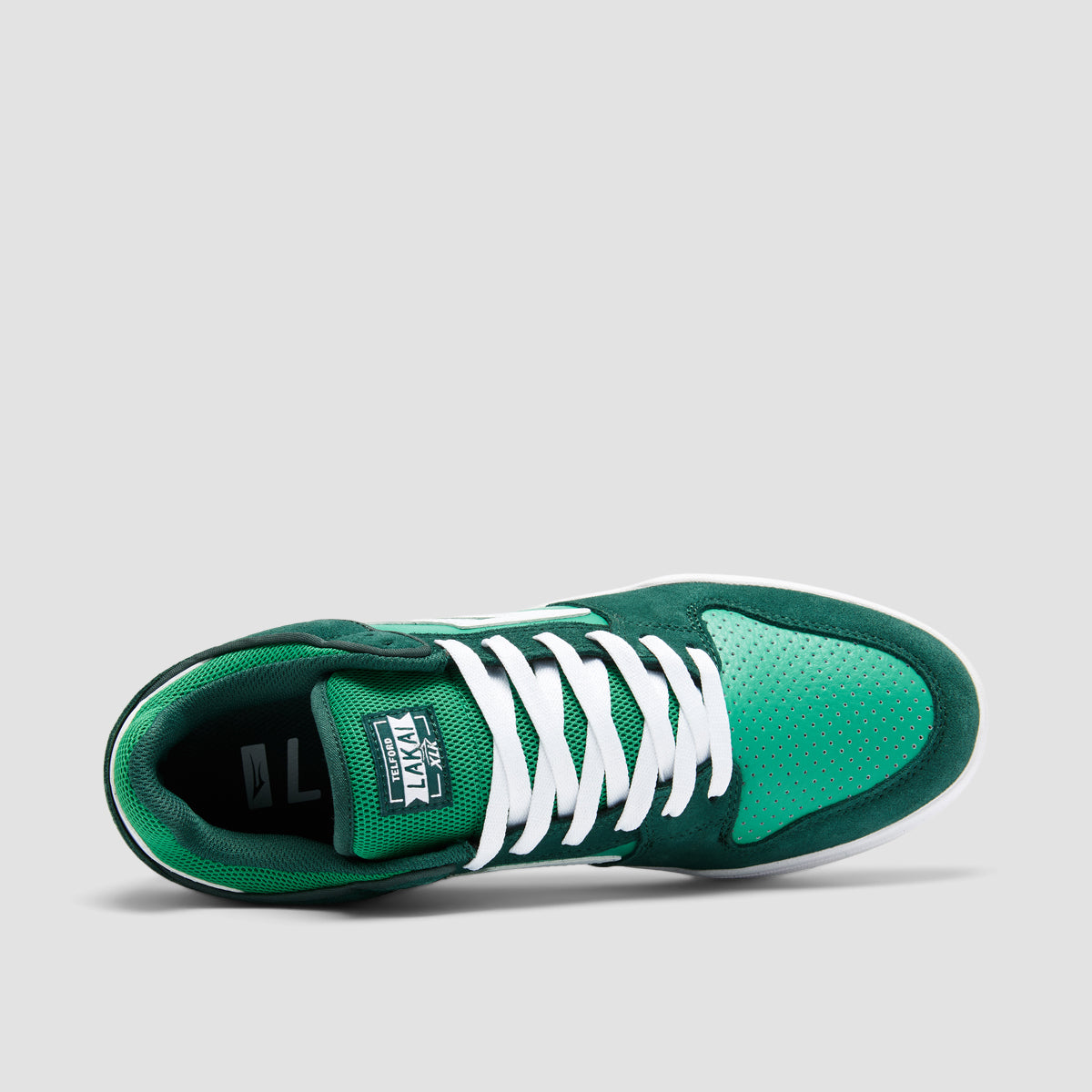 Lakai Telford Low Shoes - Green Suede