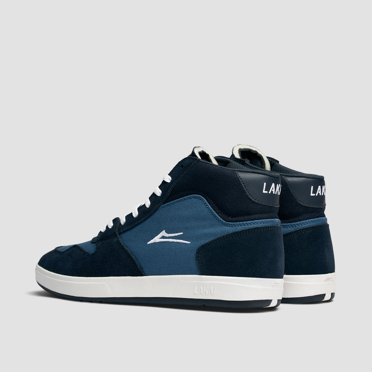 Lakai Villa Shoes - Slate/Navy Suede