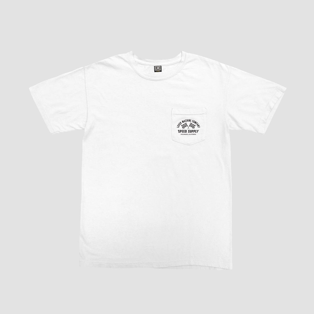 Loser Machine Long Roads Pocket T-Shirt White