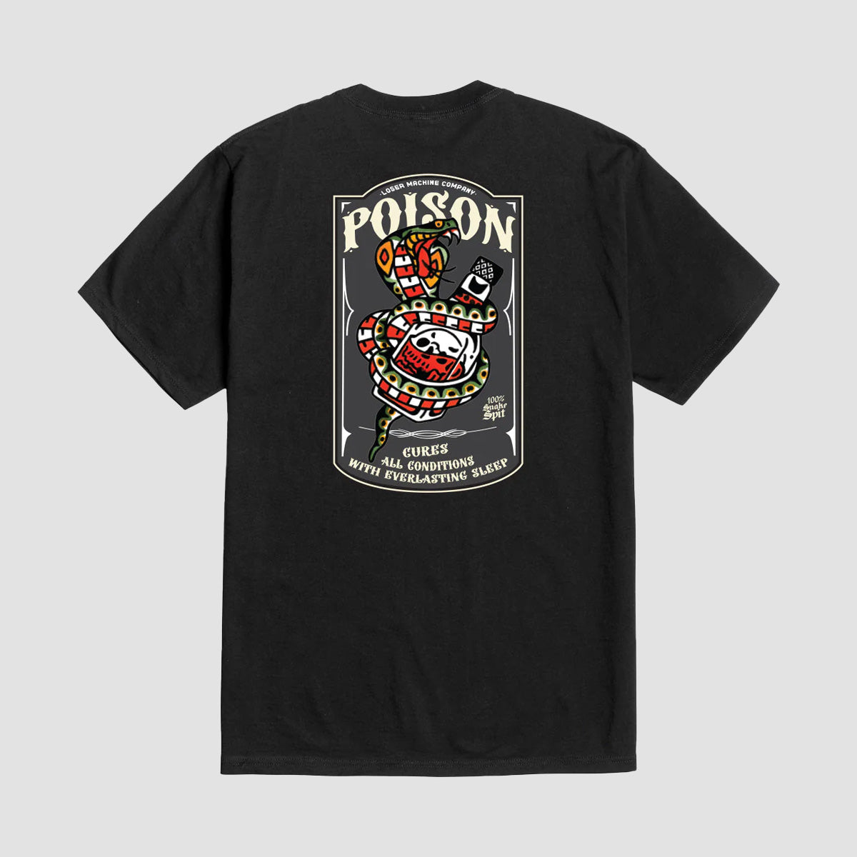 Loser Machine Poison Bottle T-Shirt Black