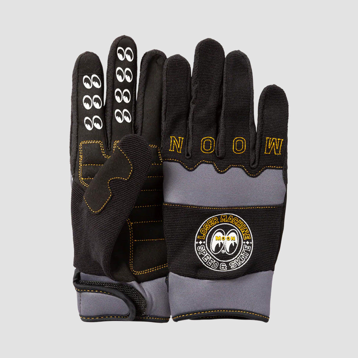 Loser Machine X Mooneyes Good Luck Gloves Black