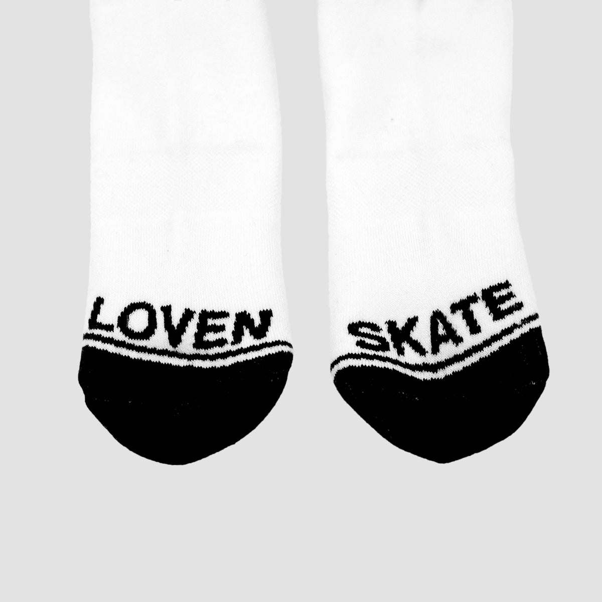 Lovenskate X Slacker Socks White/Black